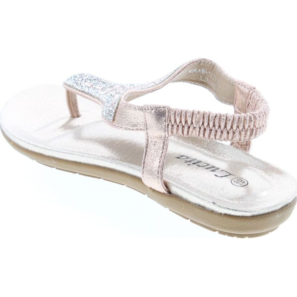 Lucita Crab-1820 Champagne Womens sandals 8 NEW - Picture 3 of 8